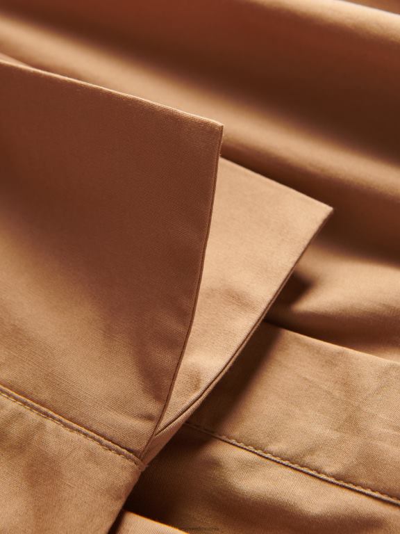 bej Reserved femei îmbrăcăminte rochie bogată în bumbac 648HZ237