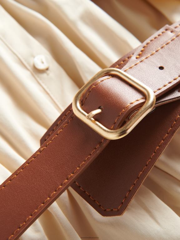 bej Reserved femei îmbrăcăminte rochie maxi din bumbac 648HZ34