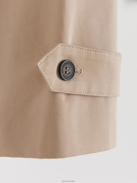 bej Reserved femei îmbrăcăminte trenci scurt 648HZ888