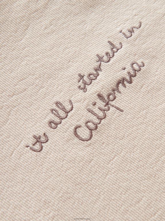 bej Reserved femei îmbrăcăminte tricou imprimat 648HZ481