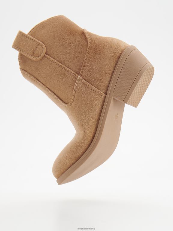 bej Reserved fetelor pantofi cizme de cowboy din piele intoarsa 648HZ1906