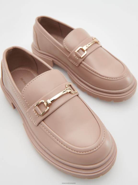 bej Reserved fetelor pantofi mocasini 648HZ1756