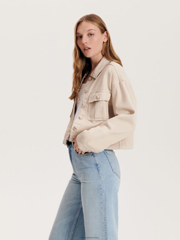 blugi nuzi Reserved femei îmbrăcăminte jacheta denim 648HZ896