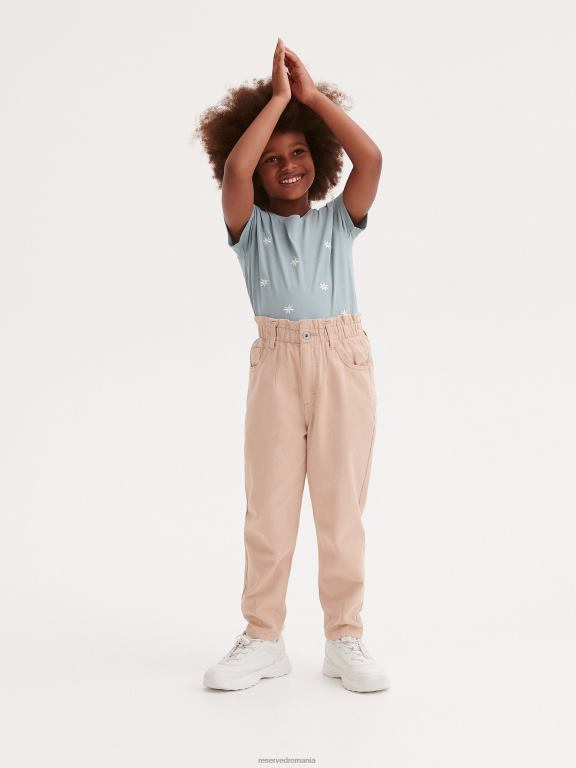 blugi nuzi Reserved fetelor îmbrăcăminte pantaloni largi din denim clasici 648HZ1727