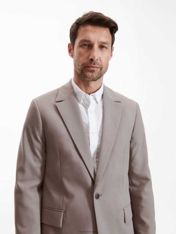 cafea Reserved bărbați îmbrăcăminte blazer cu potrivire confortabilă 648HZ1616