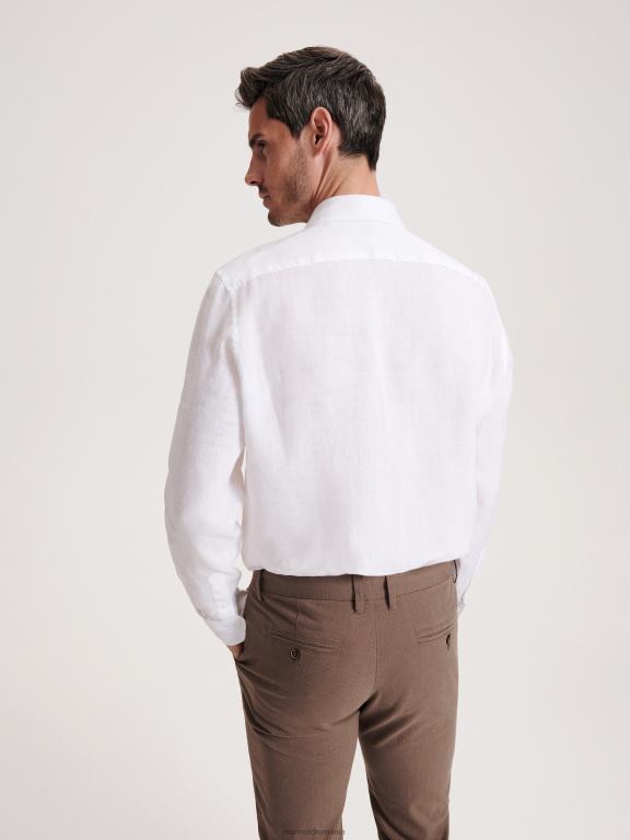 cafea Reserved bărbați îmbrăcăminte pantaloni chino slim 648HZ1490