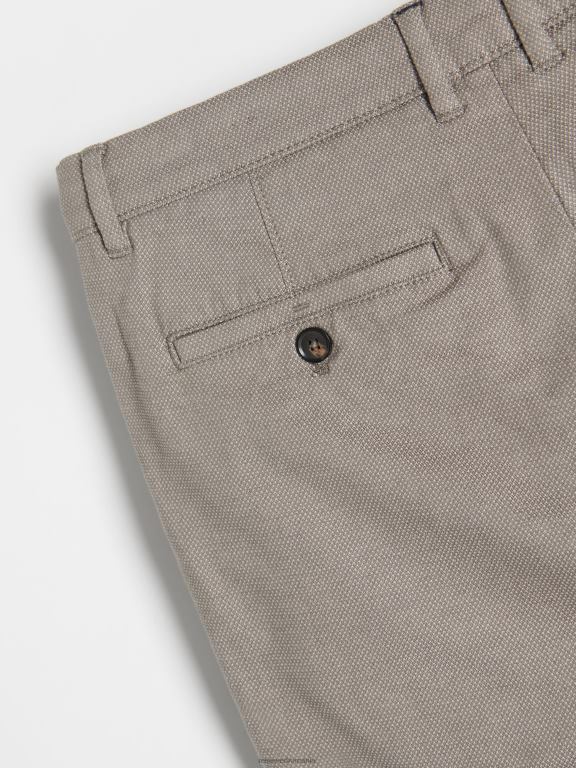 cafea Reserved bărbați îmbrăcăminte pantaloni chino slim fit 648HZ1083