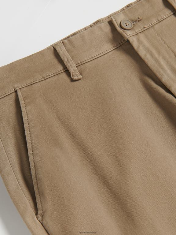 cafea Reserved bărbați îmbrăcăminte pantaloni chino slim fit noi 648HZ1465