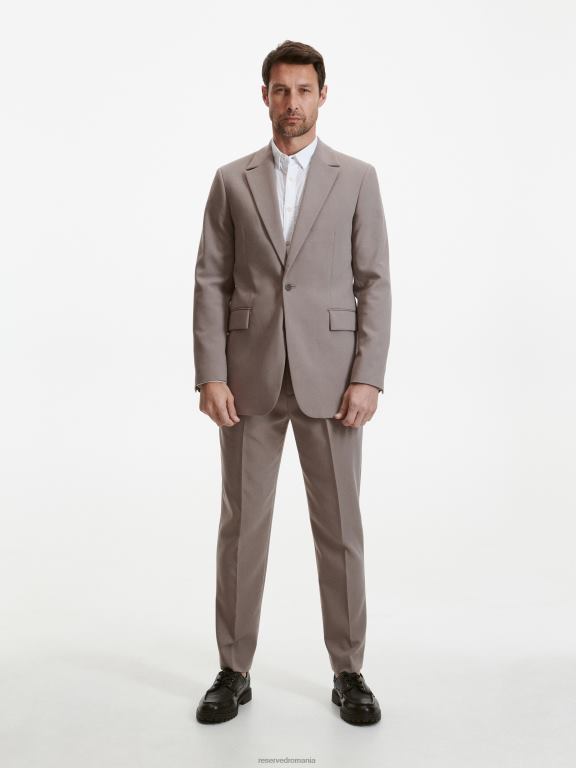 cafea Reserved bărbați îmbrăcăminte pantaloni chino slim fit noi 648HZ1526