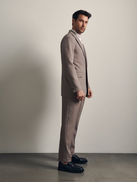 cafea Reserved bărbați îmbrăcăminte pantaloni chino slim fit noi 648HZ1526