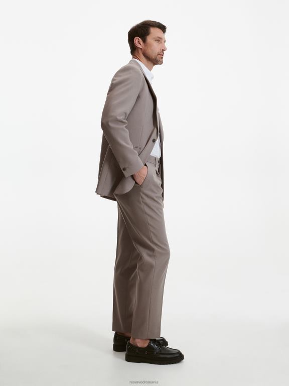 cafea Reserved bărbați îmbrăcăminte pantaloni chino slim fit noi 648HZ1526