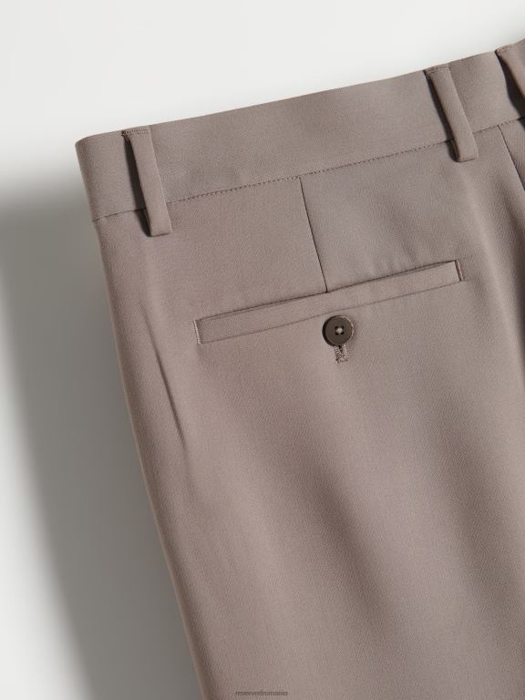 cafea Reserved bărbați îmbrăcăminte pantaloni chino slim fit noi 648HZ1526