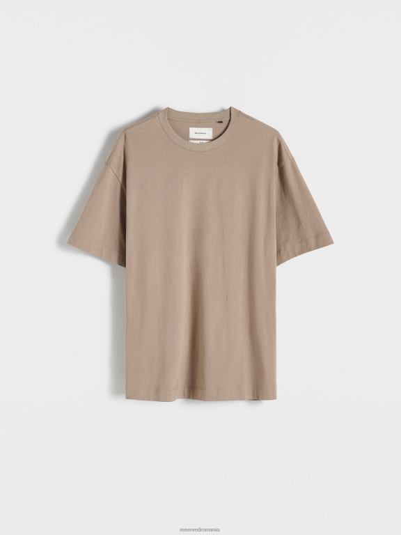 cafea Reserved bărbați îmbrăcăminte tricou boxy 648HZ1181