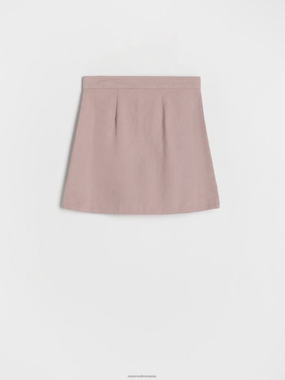 cafea Reserved fetelor îmbrăcăminte fusta cu fermoare 648HZ1712