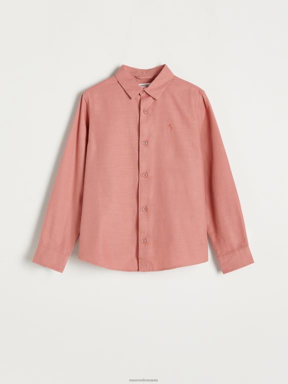 carmin Reserved băieți îmbrăcăminte cămașă elegantă cu fit regulat 648HZ2217