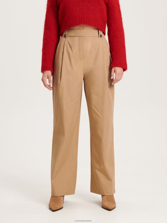 chihlimbar Reserved femei îmbrăcăminte pantaloni din bumbac 648HZ641