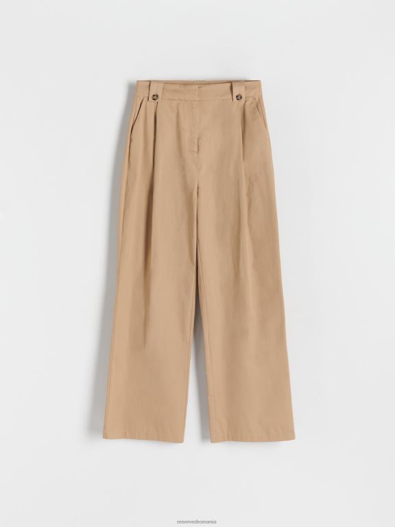 chihlimbar Reserved femei îmbrăcăminte pantaloni din bumbac 648HZ641