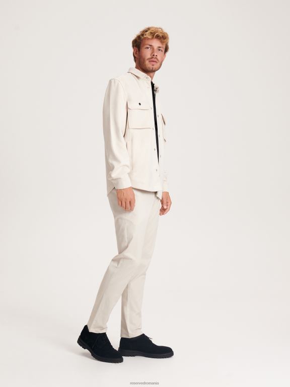 cremă Reserved bărbați îmbrăcăminte baracă 648HZ1632