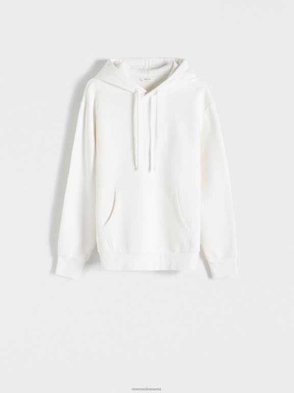 cremă Reserved bărbați îmbrăcăminte hanorac simplu din bumbac bogat 648HZ1596