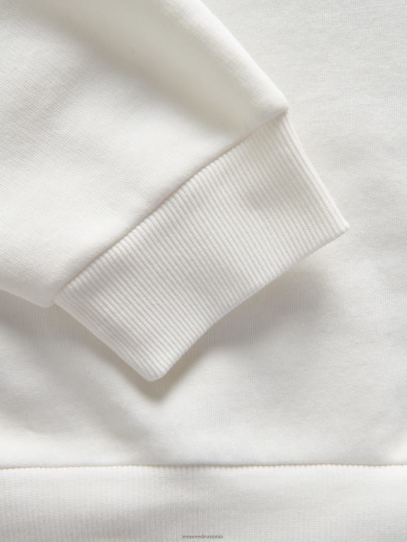 cremă Reserved bărbați îmbrăcăminte hanorac simplu din bumbac bogat 648HZ1601