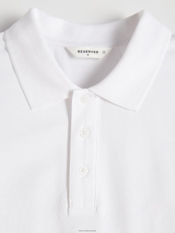 cremă Reserved bărbați îmbrăcăminte maiou Polo 648HZ1338