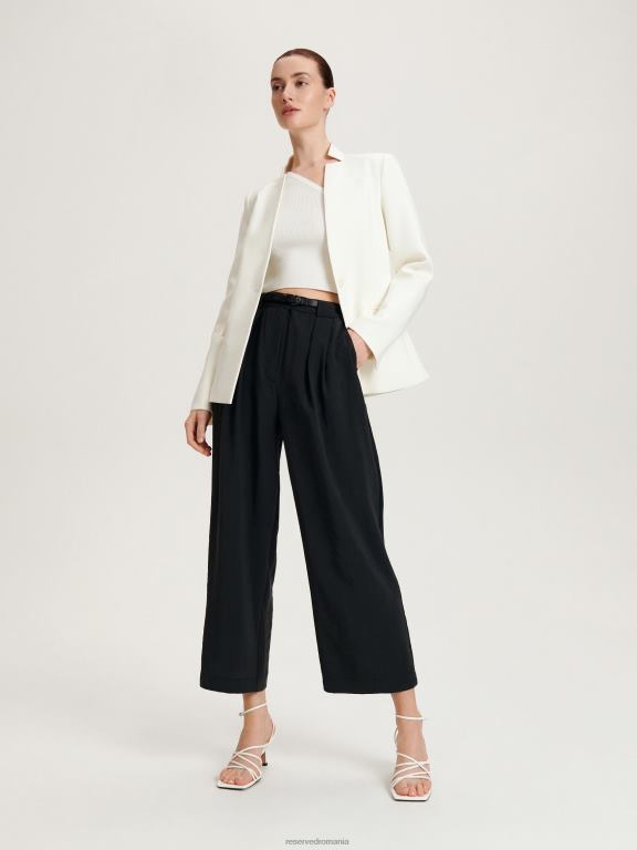 cremă Reserved femei îmbrăcăminte blazer simplu 648HZ264