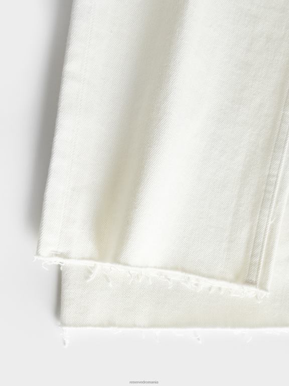 cremă Reserved femei îmbrăcăminte blugi flare 648HZ806