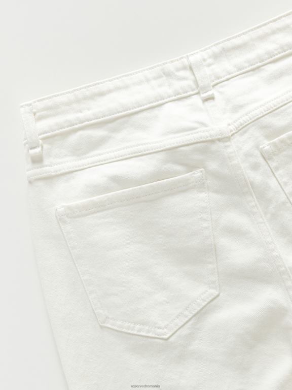 cremă Reserved femei îmbrăcăminte blugi flare 648HZ806