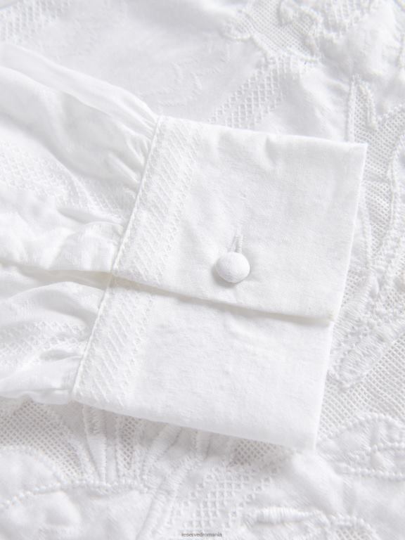 cremă Reserved femei îmbrăcăminte bluză 648HZ93