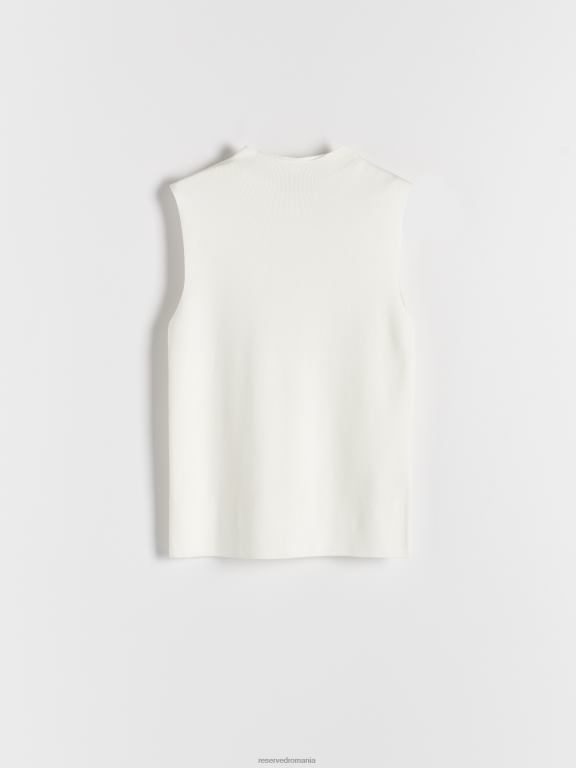 cremă Reserved femei îmbrăcăminte bluză bogată în viscoză 648HZ283