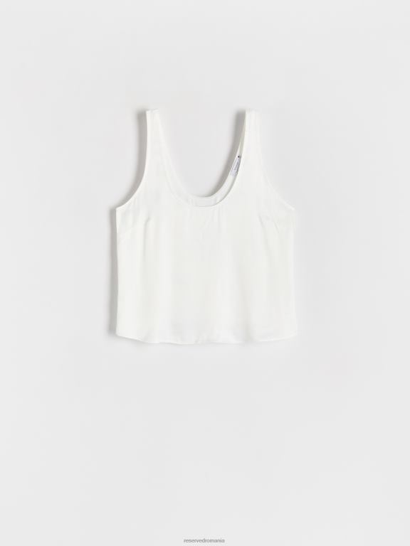 cremă Reserved femei îmbrăcăminte bluză din viscoză 648HZ282