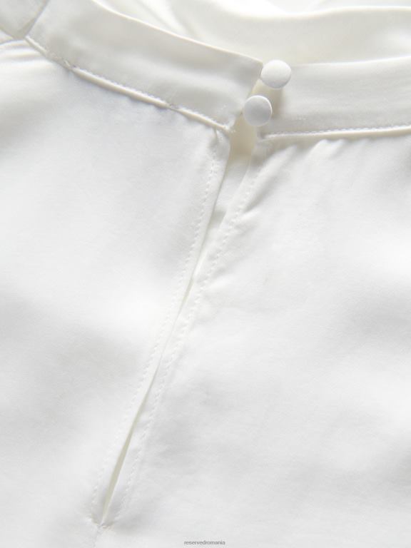 cremă Reserved femei îmbrăcăminte bluză din viscoză 648HZ352