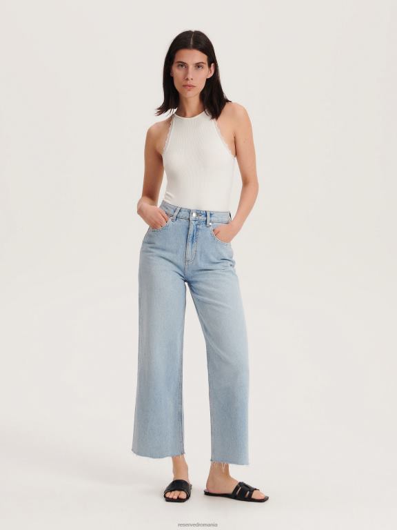 cremă Reserved femei îmbrăcăminte corp slim fit 648HZ496