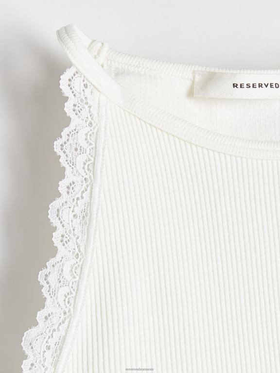 cremă Reserved femei îmbrăcăminte corp slim fit 648HZ496