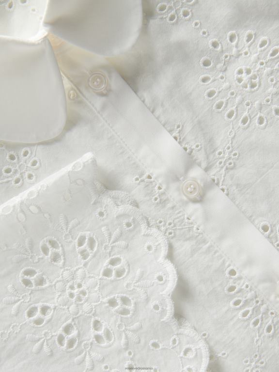 cremă Reserved femei îmbrăcăminte cămașă ajurata 648HZ66