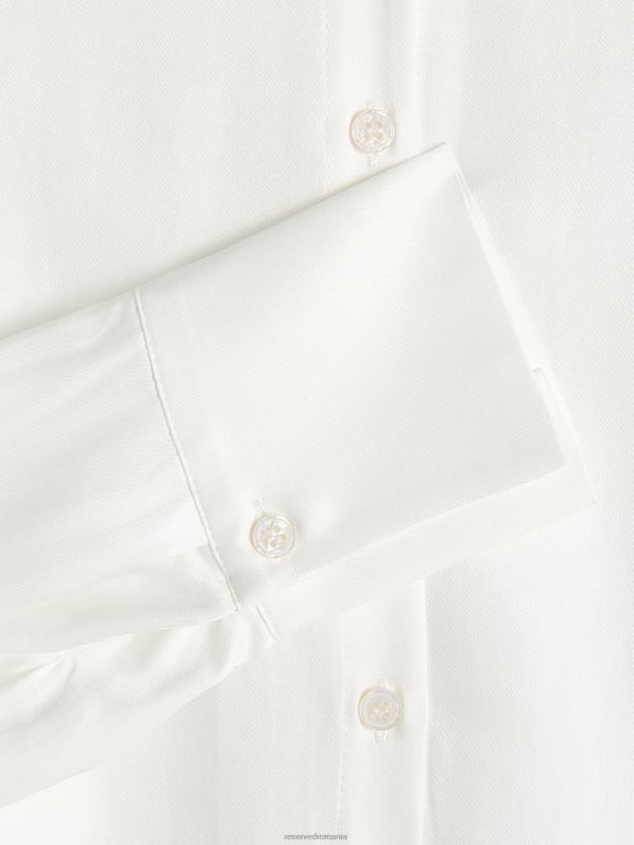 cremă Reserved femei îmbrăcăminte cămașă din viscoză 648HZ307