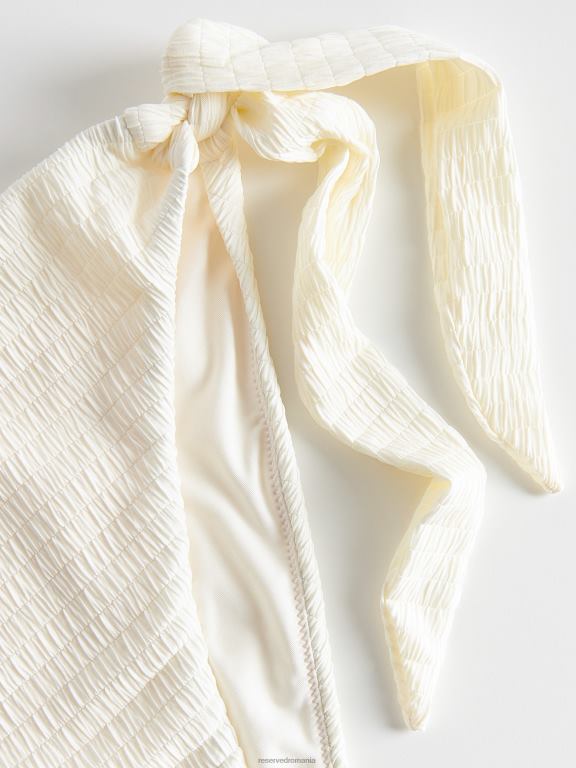 cremă Reserved femei îmbrăcăminte fund de bikini 648HZ1061