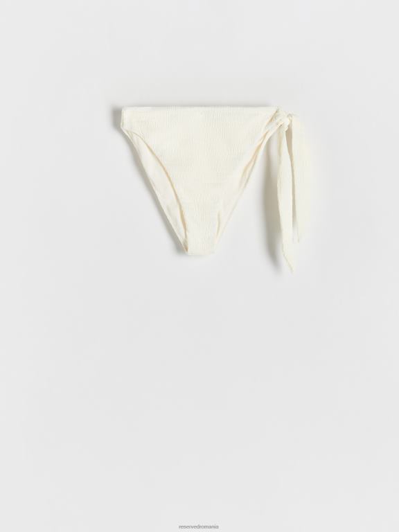 cremă Reserved femei îmbrăcăminte fund de bikini 648HZ1061