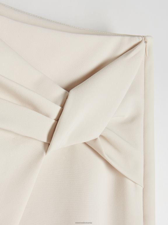 cremă Reserved femei îmbrăcăminte fustă 648HZ570