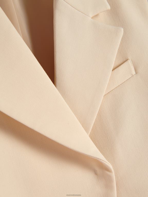 cremă Reserved femei îmbrăcăminte jachetă scurtă 648HZ268