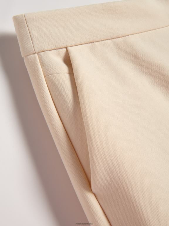 cremă Reserved femei îmbrăcăminte pantaloni noi cu pliu presat 648HZ704