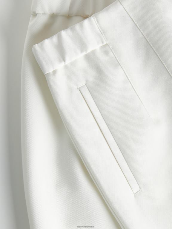 cremă Reserved femei îmbrăcăminte pantaloni scurți simpli 648HZ591