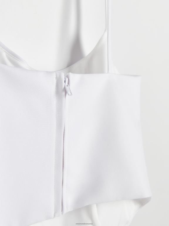 cremă Reserved femei îmbrăcăminte top corset 648HZ342