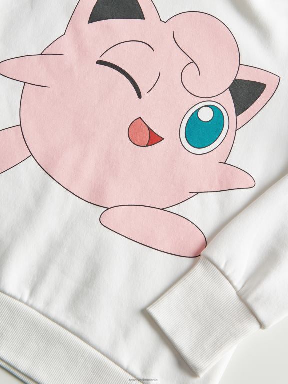 cremă Reserved fetelor îmbrăcăminte hanorac pokemon 648HZ1814