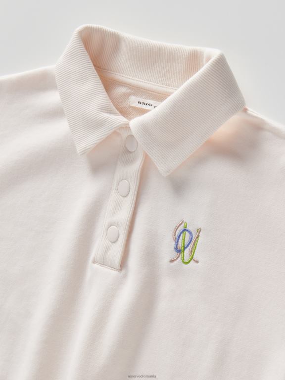 cremă Reserved fetelor îmbrăcăminte hanorac polo 648HZ1876