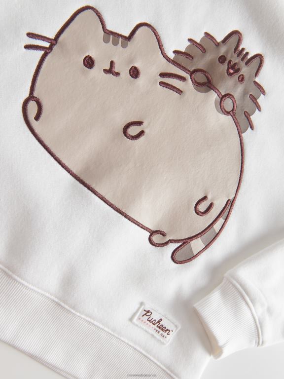 cremă Reserved fetelor îmbrăcăminte hanorac pusheen 648HZ1827
