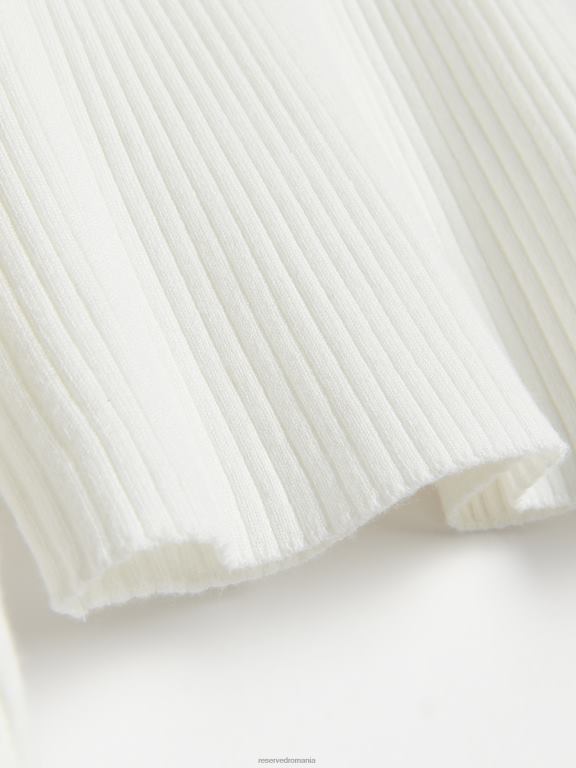 cremă Reserved fetelor îmbrăcăminte pulover cu dungi 648HZ1701