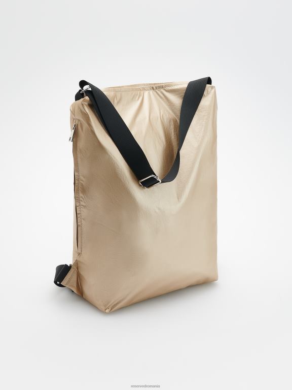 de aur Reserved femei accesorii rucsac cu maner 648HZ154