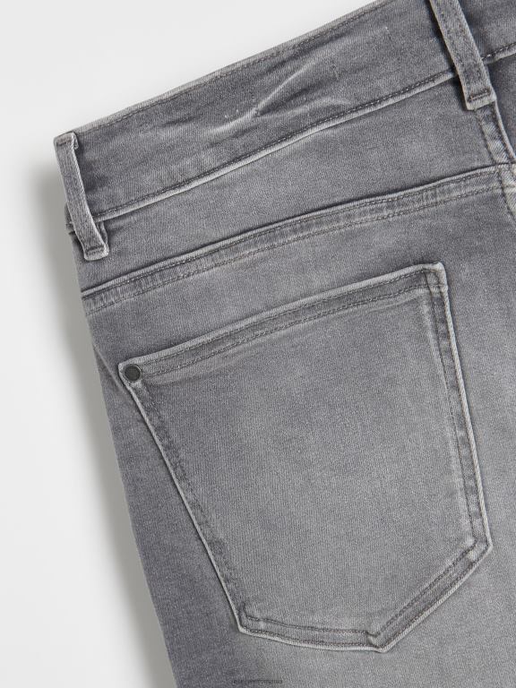 gri Reserved bărbați îmbrăcăminte blugi morcov slim 648HZ1568