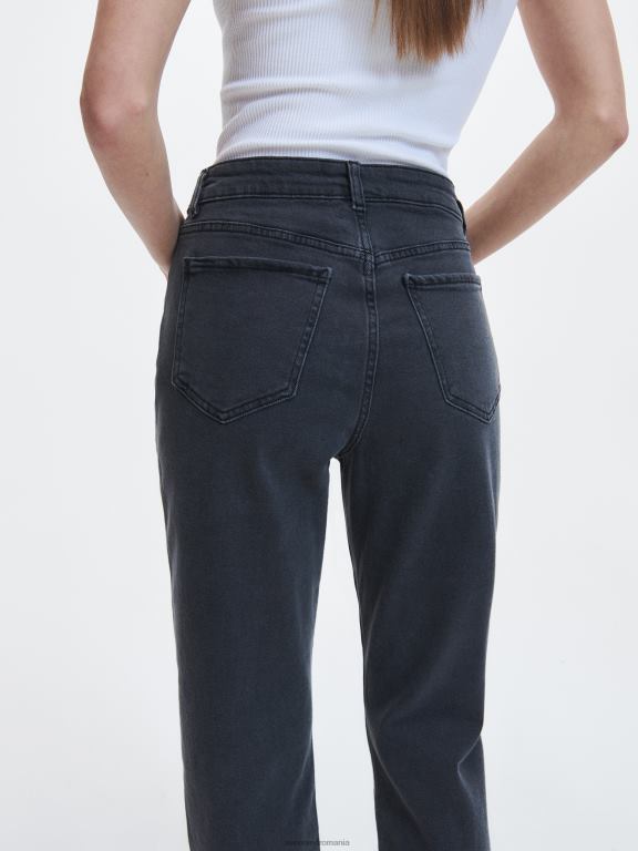 gri Reserved femei îmbrăcăminte blugi mom fit 648HZ793